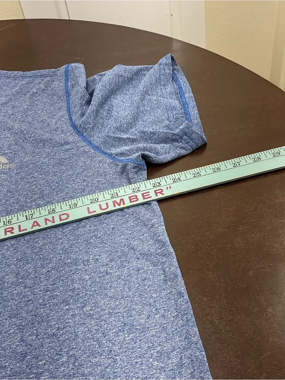 adidas Blue Heather Performance Climalite Tee